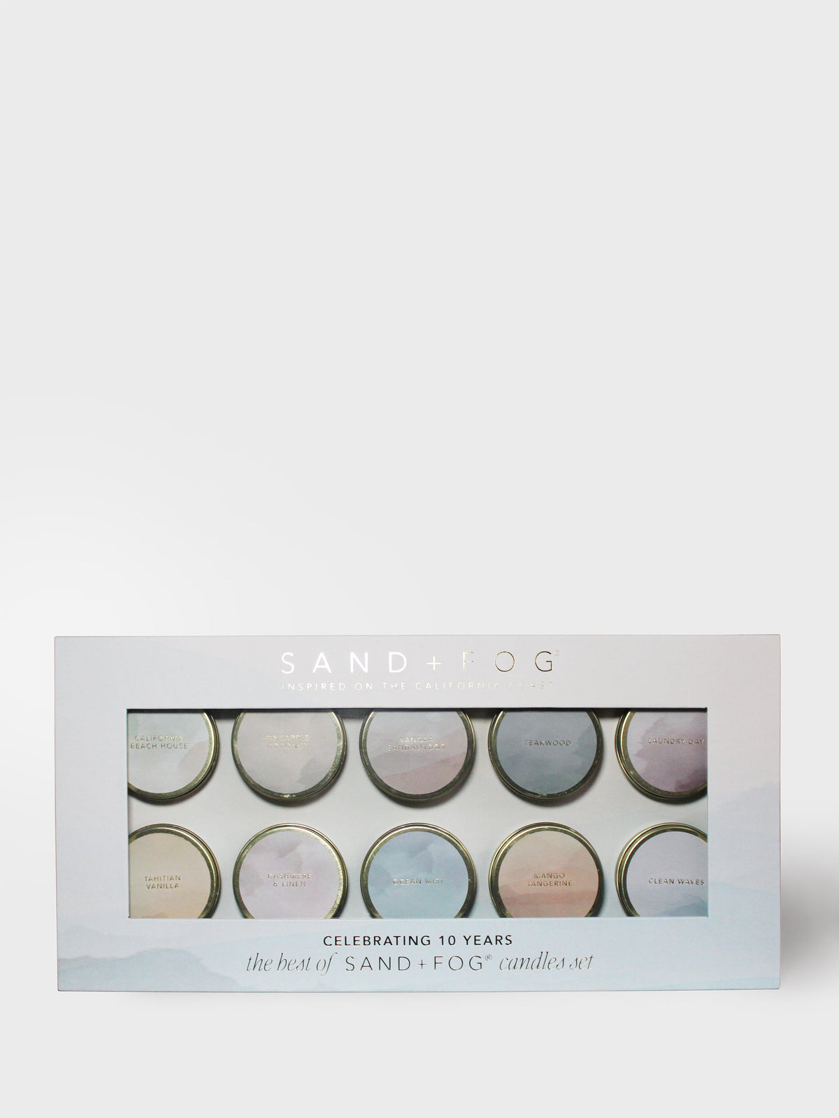 Ten Year Anniversary Cozy Candle Set