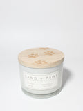 Sand + Paws Ocean Mist Cozy 12 oz scented candle