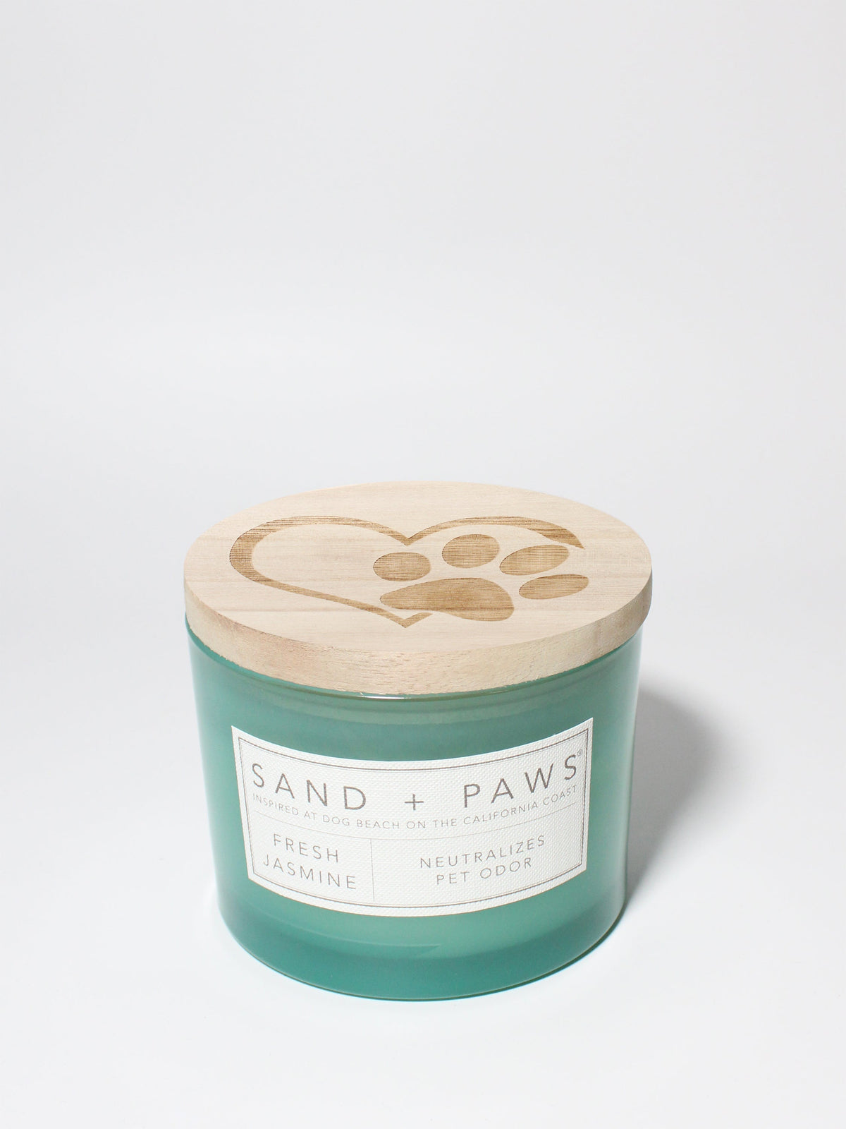 Sand + Paws Fresh Jasmine Cozy 12 oz scented candle