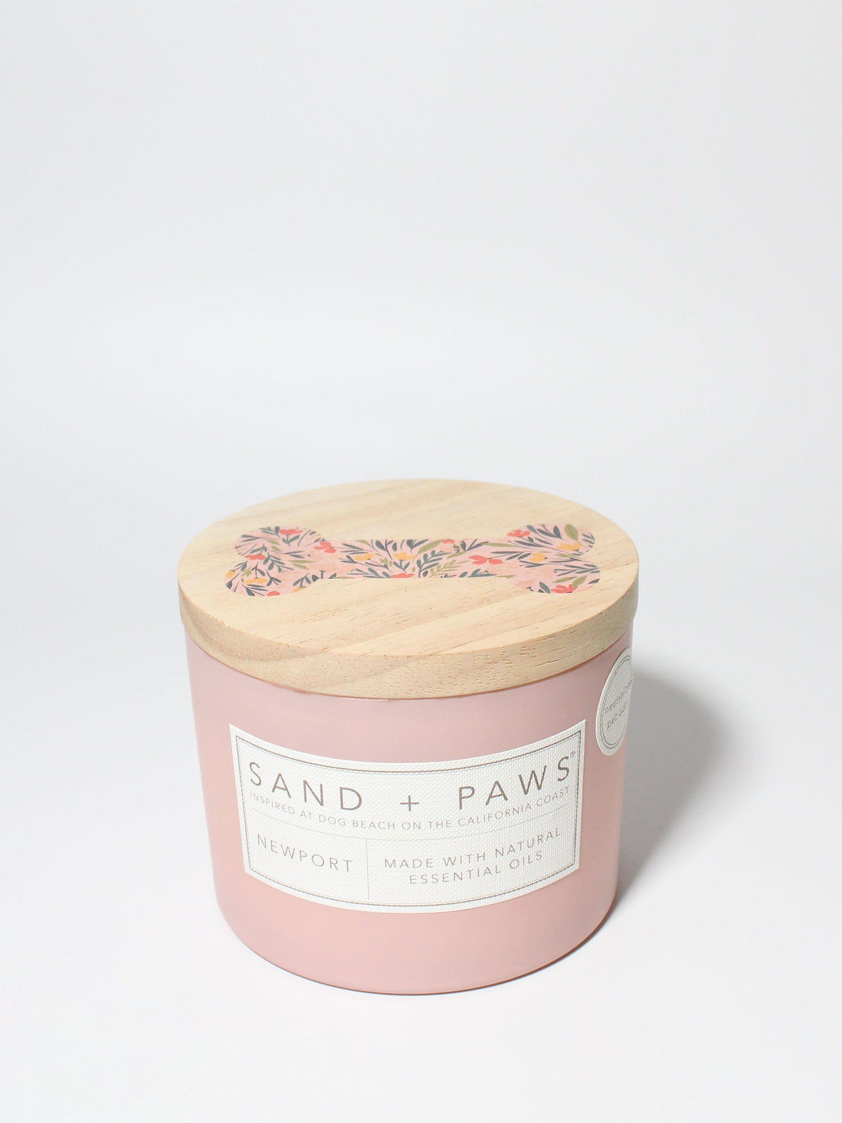 Sand + Paws Newport Cozy 12 oz scented candle
