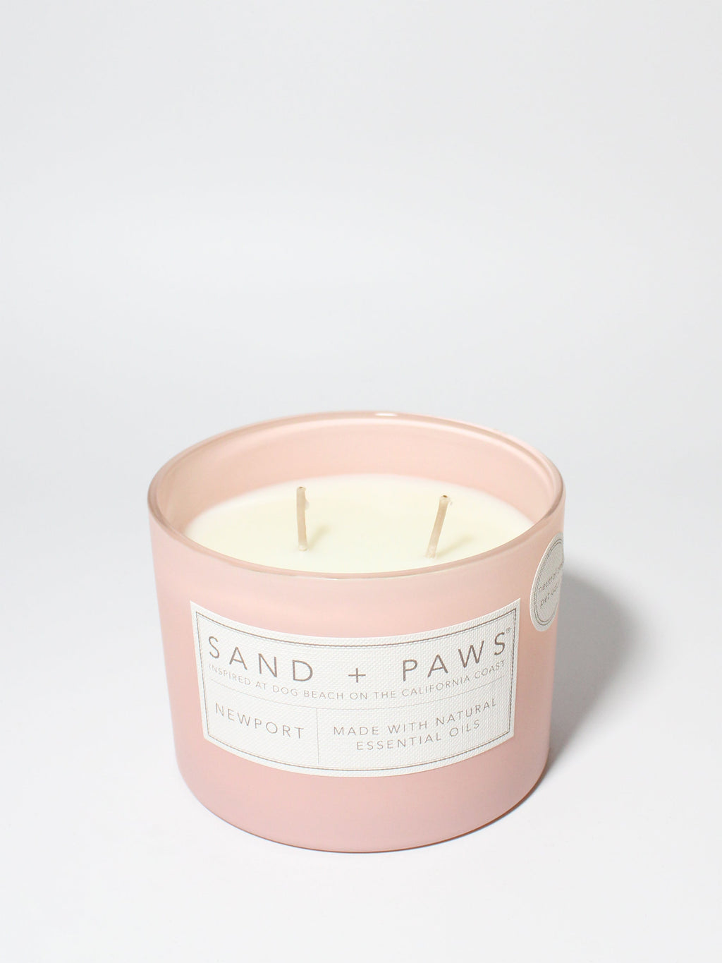 Sand + Paws Newport Cozy 12 oz scented candle