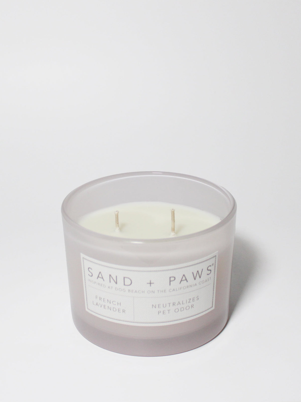 Sand + Paws French Lavender Cozy 12 oz scented candle