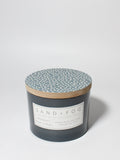Midnight Blue Citrus Cozy 12 oz scented candle
