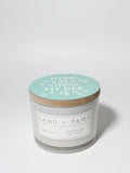 Sand + Paws Gardenia Cozy 12 oz scented candle