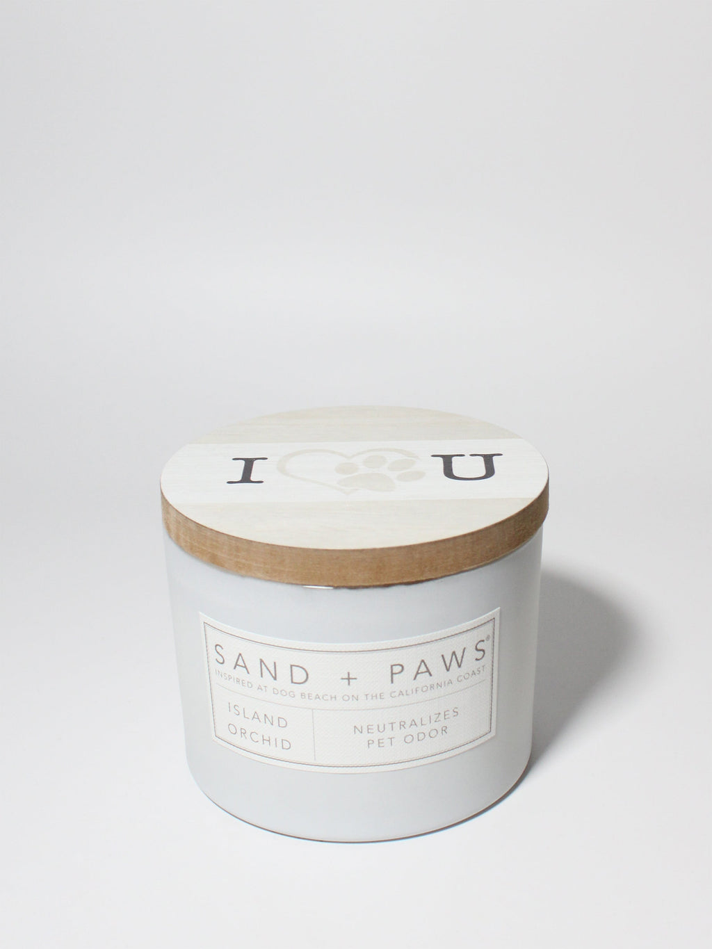 Sand + Paws Island Orchid Cozy 12 oz scented candle