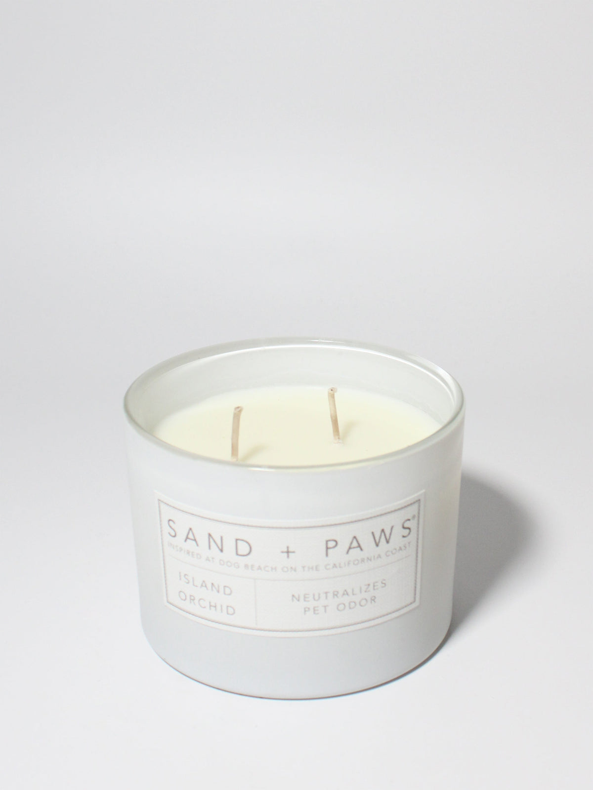 Sand + Paws Island Orchid Cozy 12 oz scented candle