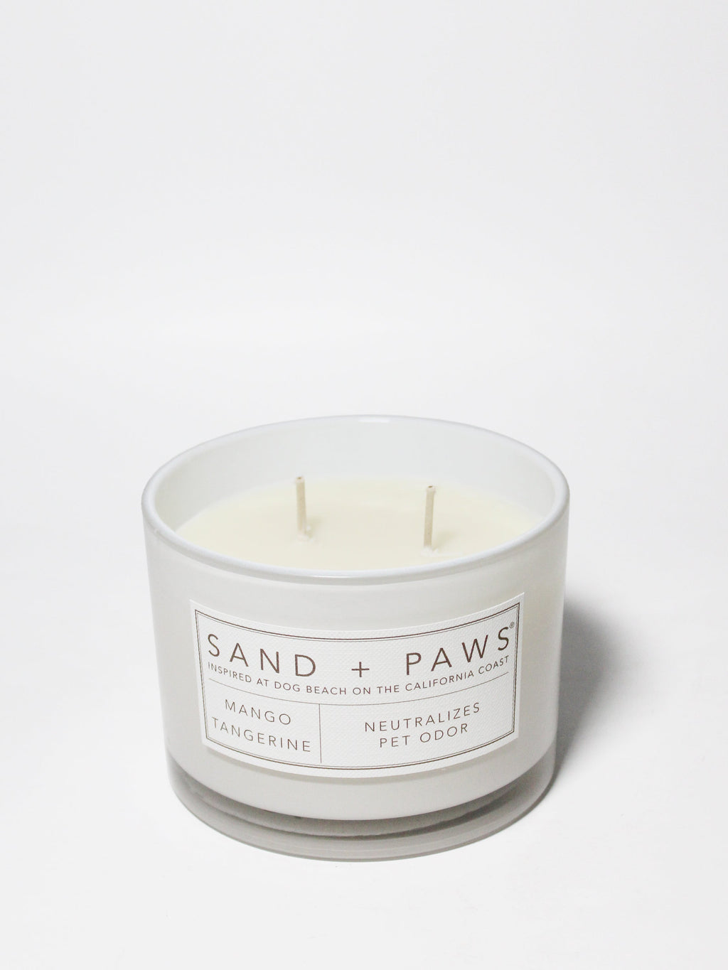 Sand + Paws Mango Tangerine Cozy 12 oz scented candle