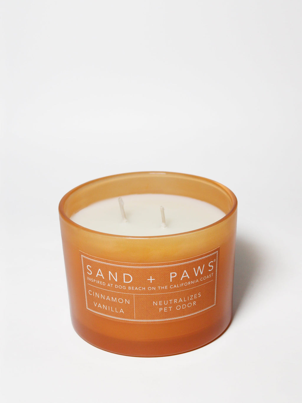 Sand + Paws Cinnamon Vanilla Cozy 12 oz scented candle