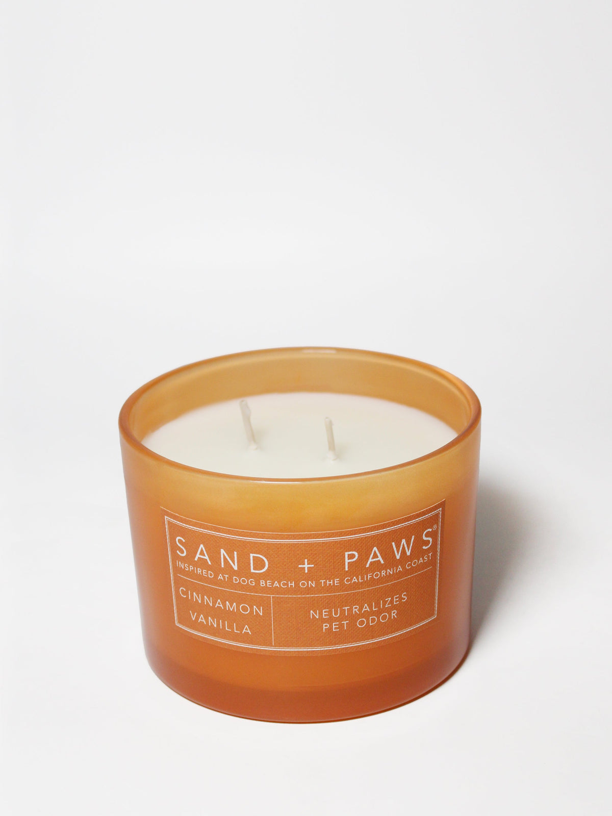 Sand + Paws Cinnamon Vanilla Cozy 12 oz scented candle