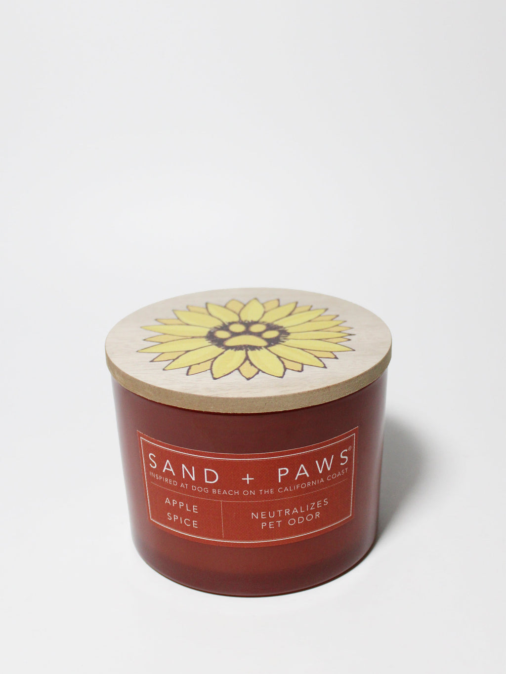 Sand + Paws Apple Spice Cozy 12 oz scented candle