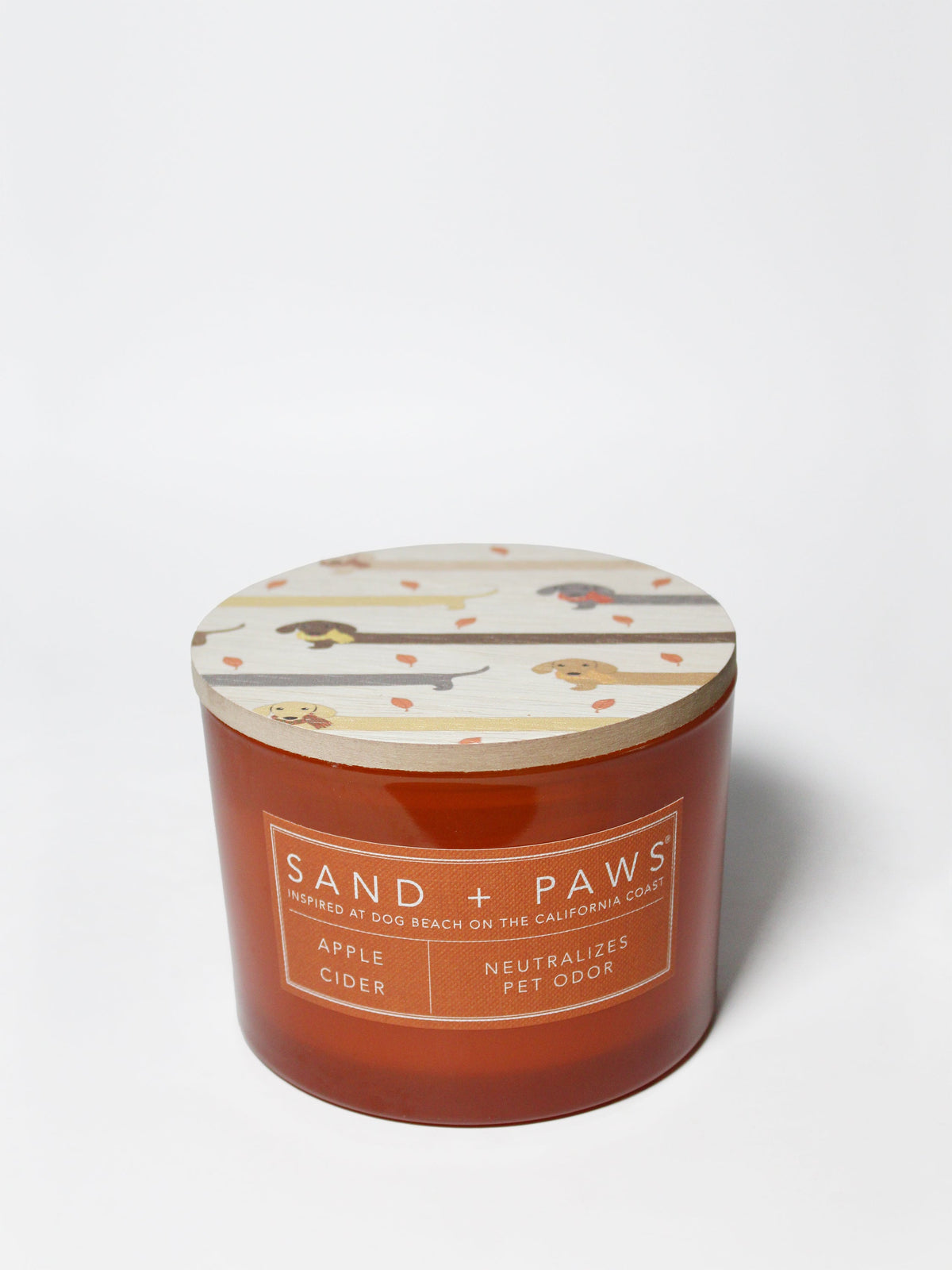 Sand + Paws Apple Cider Cozy 12 oz scented candle