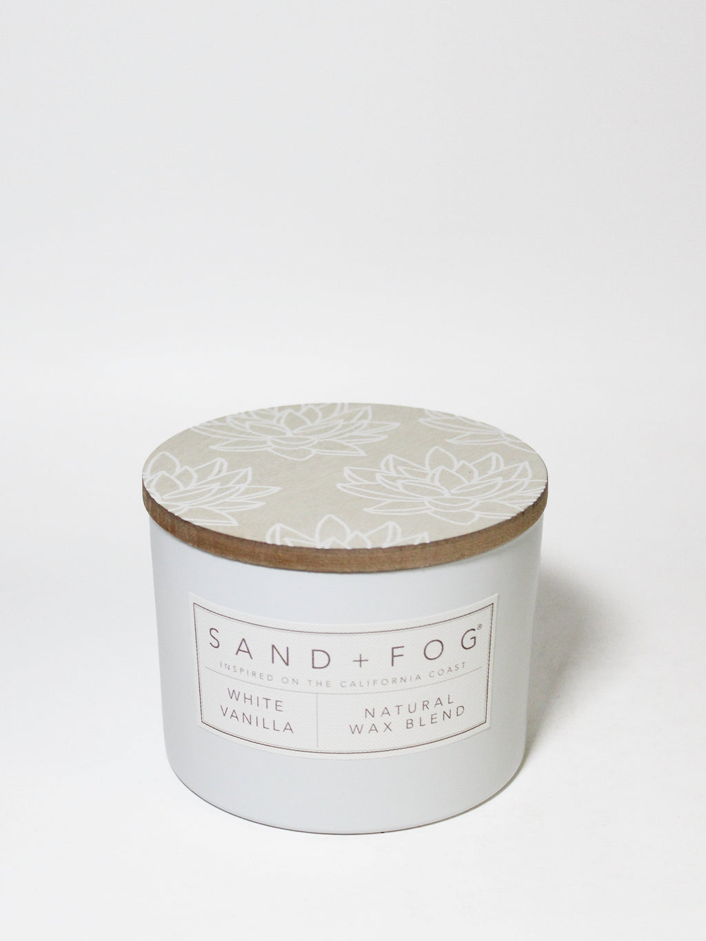 White Vanilla Cozy 12 oz scented candle