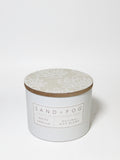 White Vanilla Cozy 12 oz scented candle