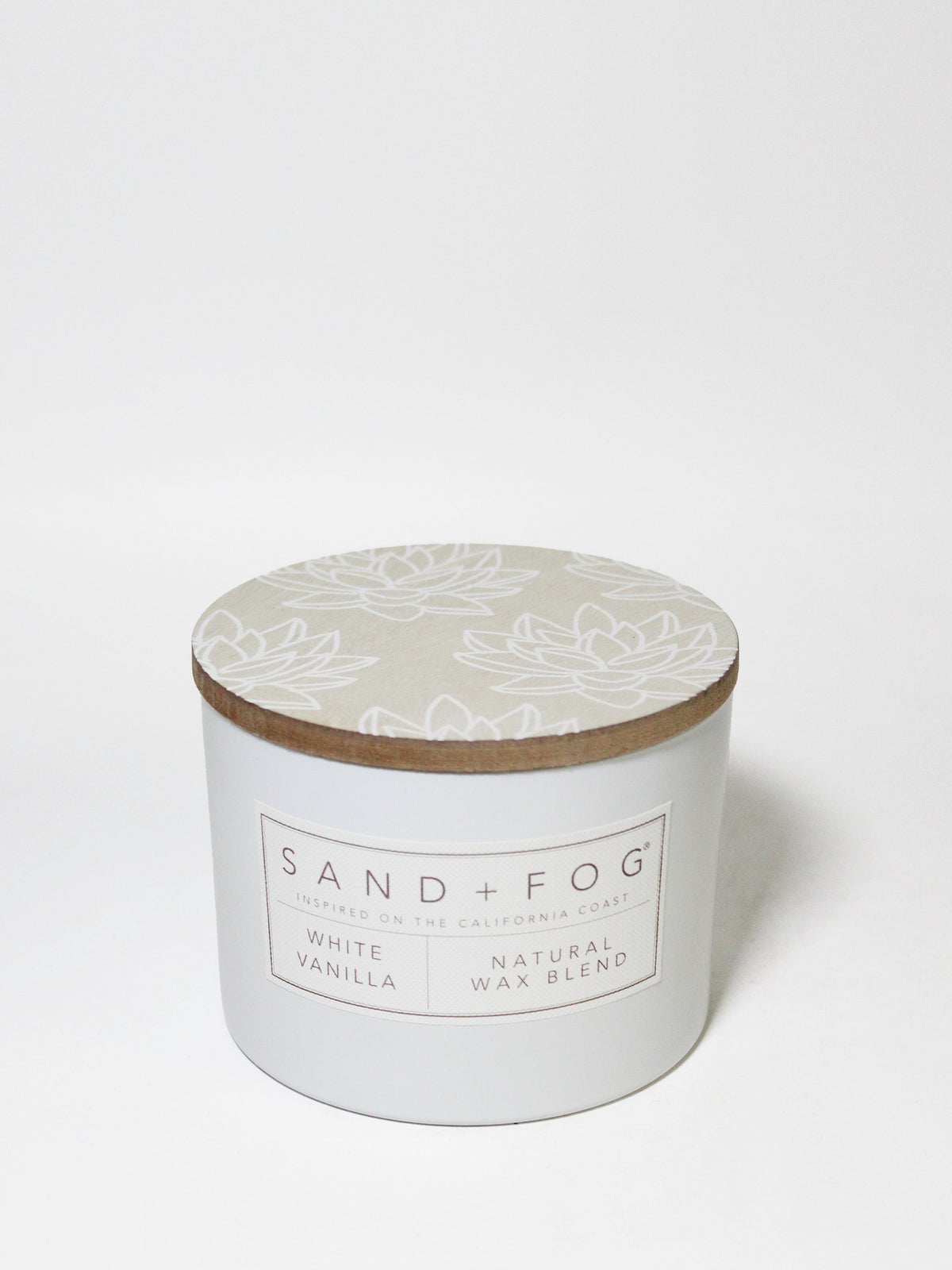 White Vanilla Cozy 12 oz scented candle