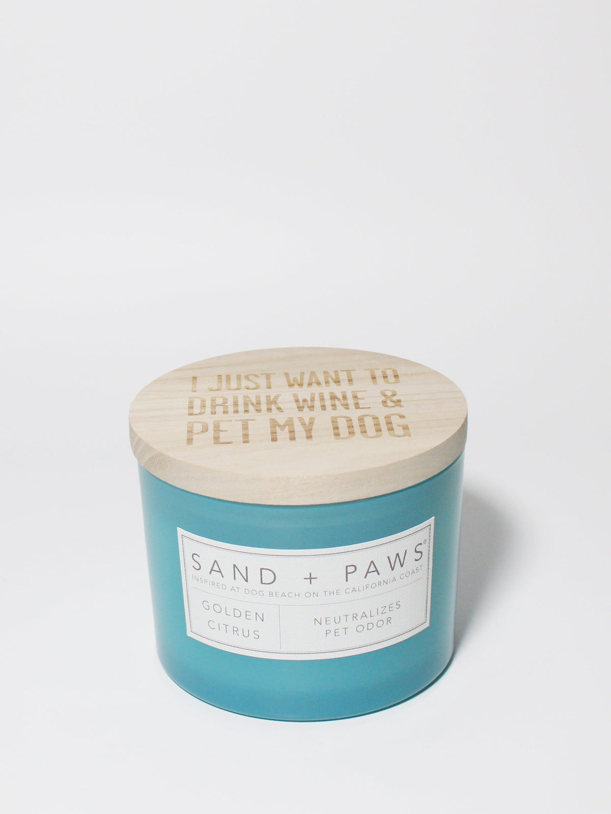 Sand + Paws Golden Citrus Cozy 12 oz scented candle