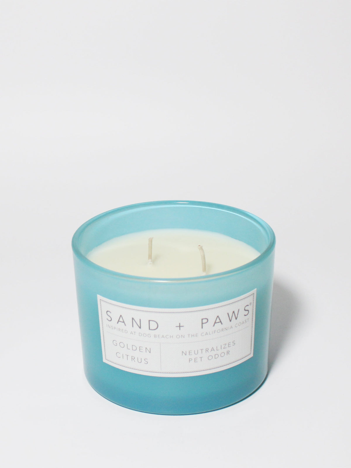 Sand + Paws Golden Citrus Cozy 12 oz scented candle