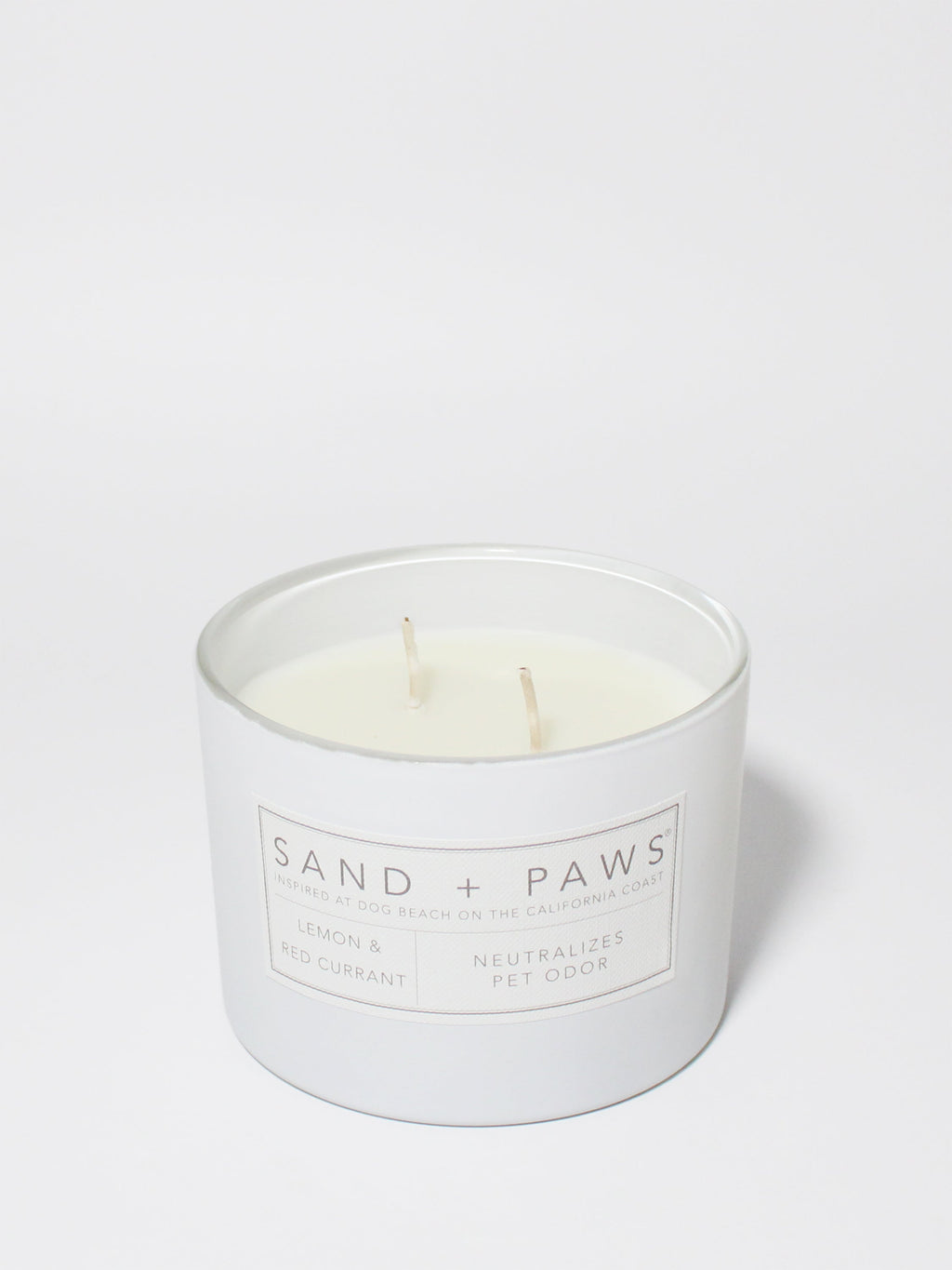 Sand + Paws Lemon & Red Currant Cozy 12 oz scented candle