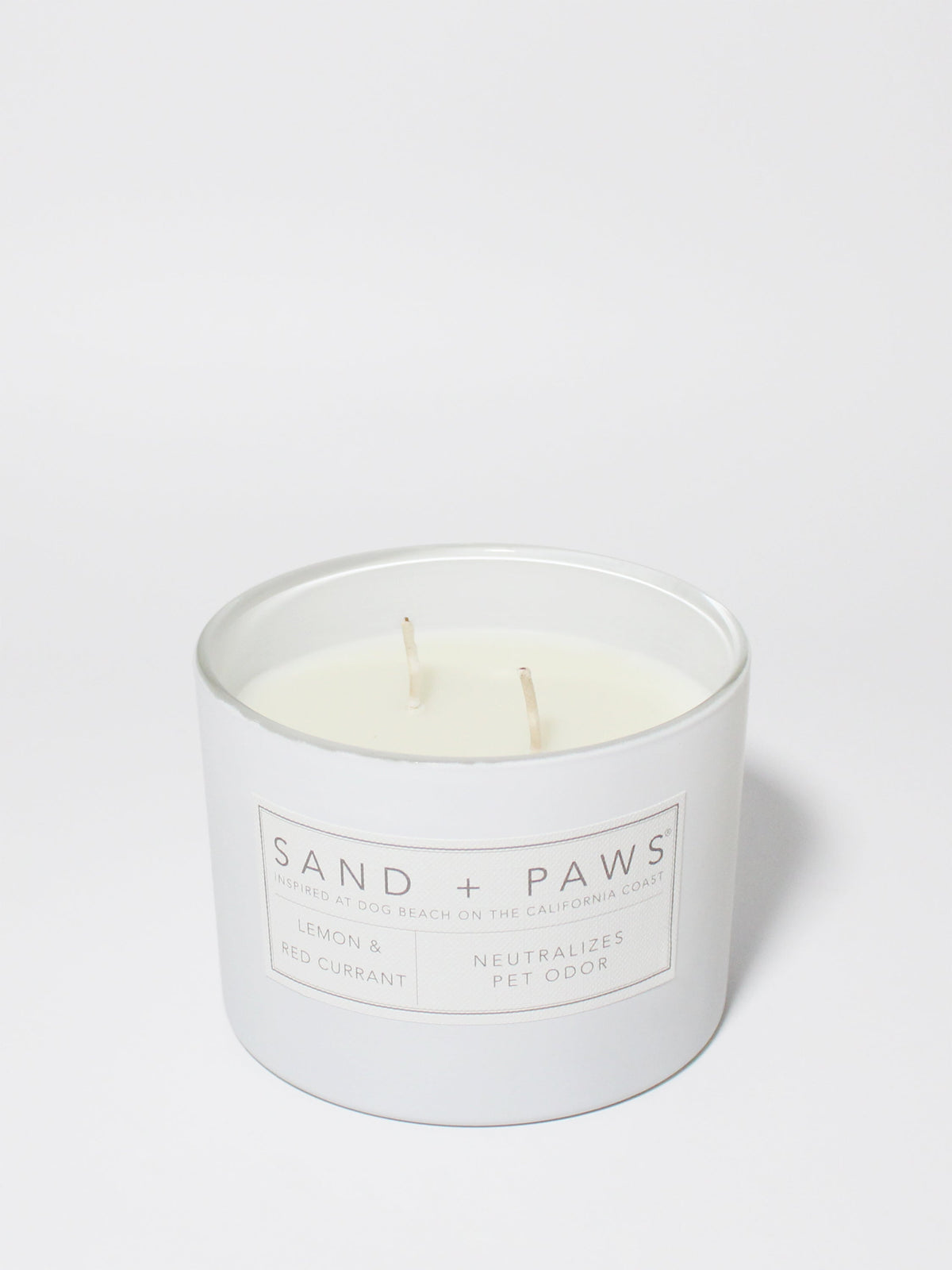 Sand + Paws Lemon & Red Currant Cozy 12 oz scented candle