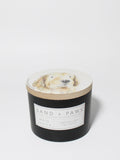 Sand + Paws White Vanilla Cozy 12 oz scented candle