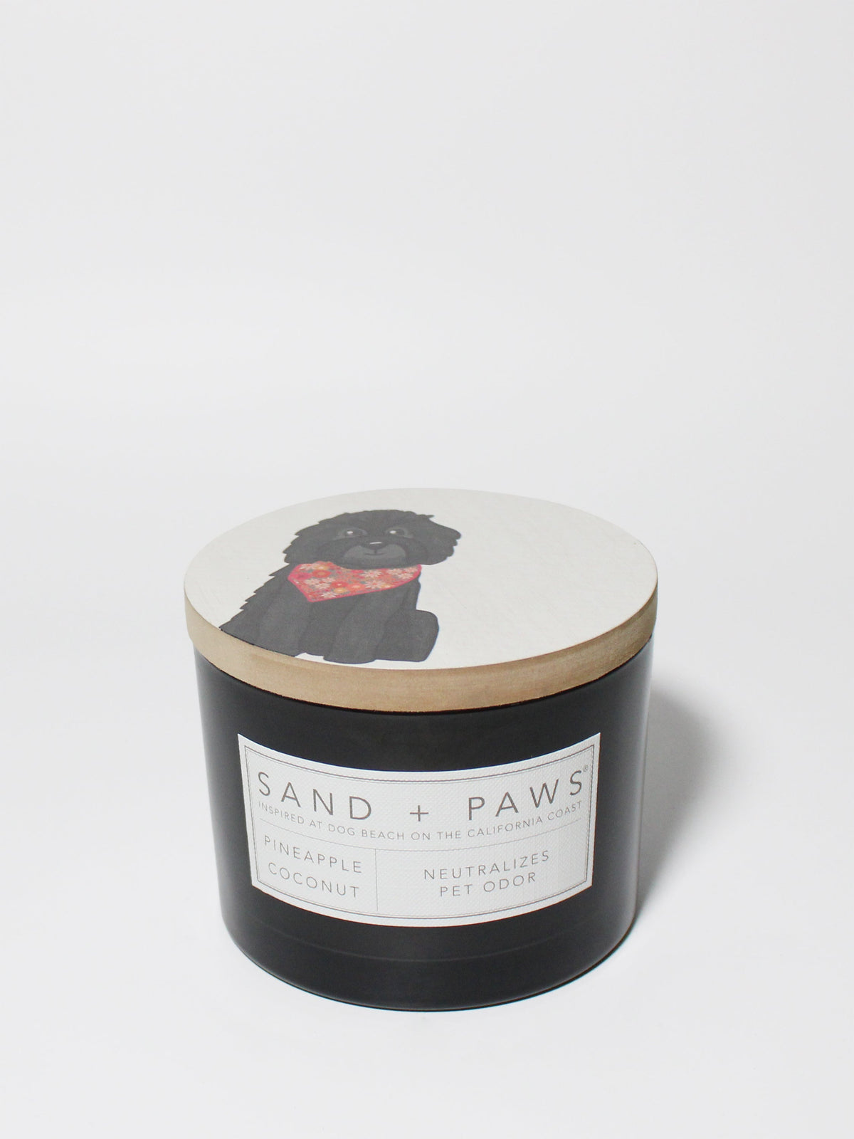 Sand + Paws Pineapple Coconut Cozy 12 oz scented candle