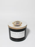 Sand + Paws Teakwood Cozy 12 oz scented candle