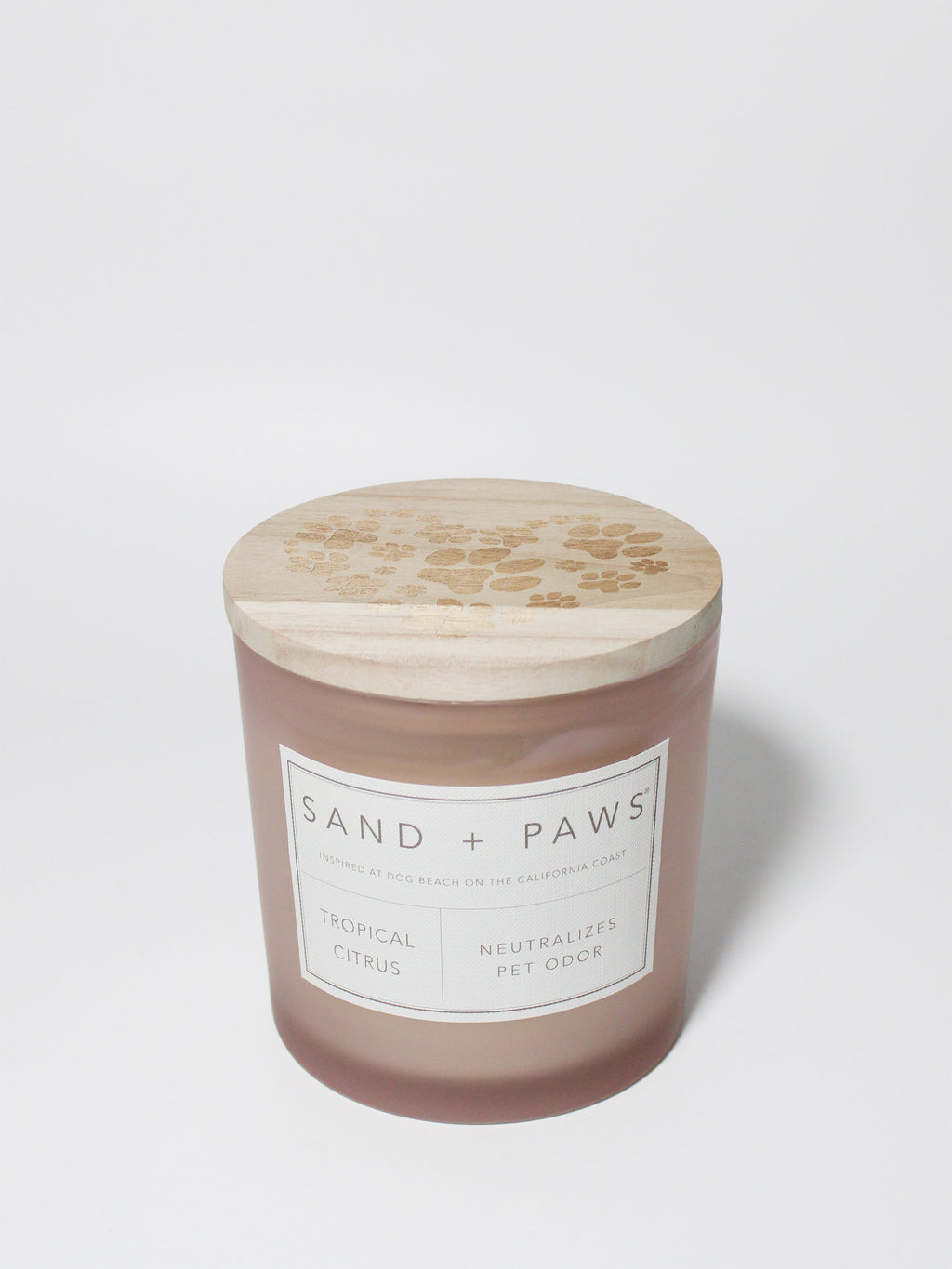 Sand + Paws Tropical Citrus Cozy 21 oz scented candle