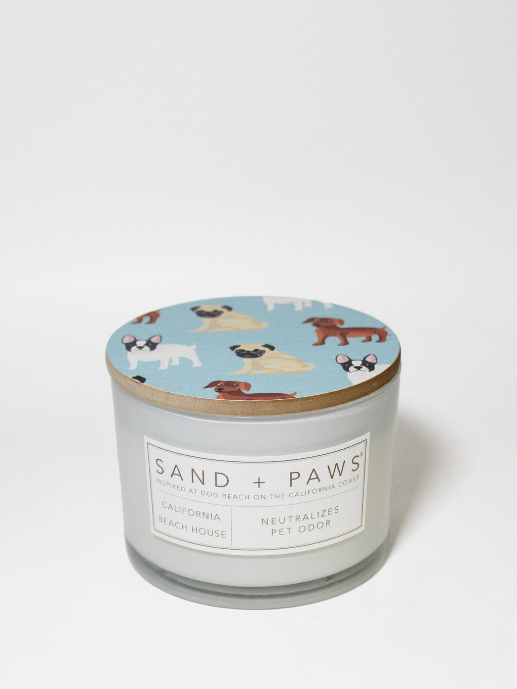 Sand + Paws California Beach House Cozy 12 oz scented candle