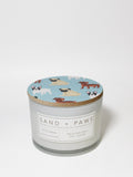 Sand + Paws California Beach House Cozy 12 oz scented candle