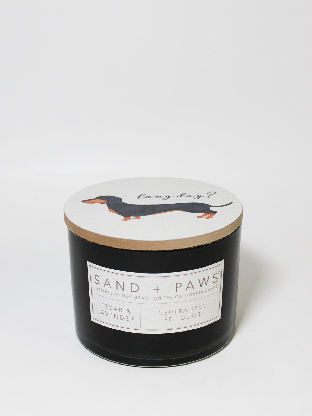 Sand + Paws Cedar & Lavender Cozy 12 oz scented candle