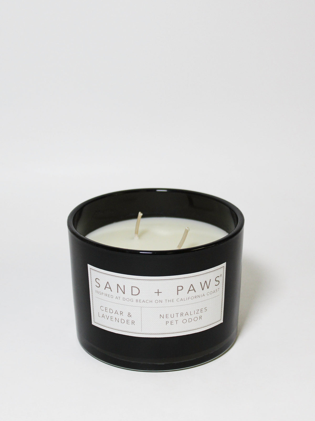 Sand + Paws Cedar & Lavender Cozy 12 oz scented candle