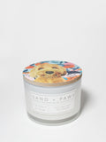 Sand + Paws Coconut & Palm Cozy 12 oz scented candle