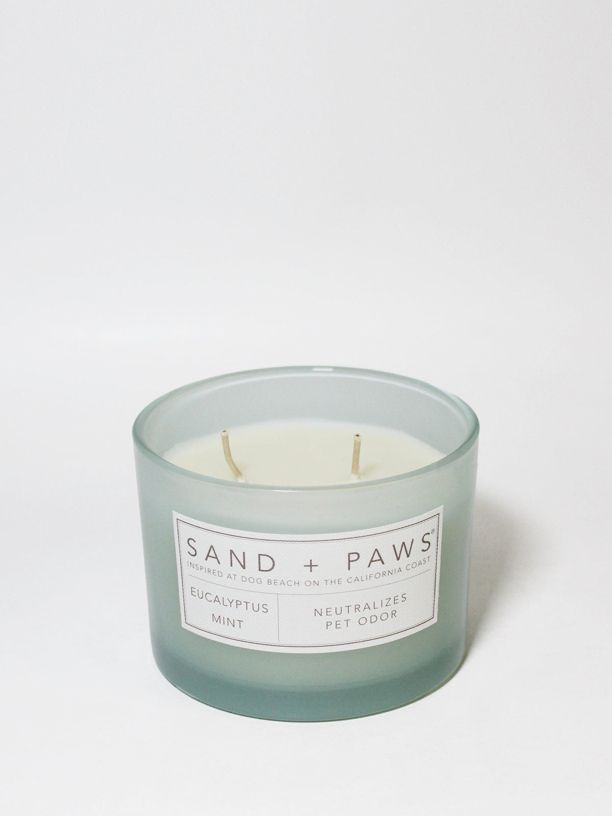 Sand + Paws Eucalyptus Mint Cozy 12 oz scented candle