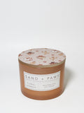 Sand + Paws Floral Bamboo Cozy 12 oz scented candle