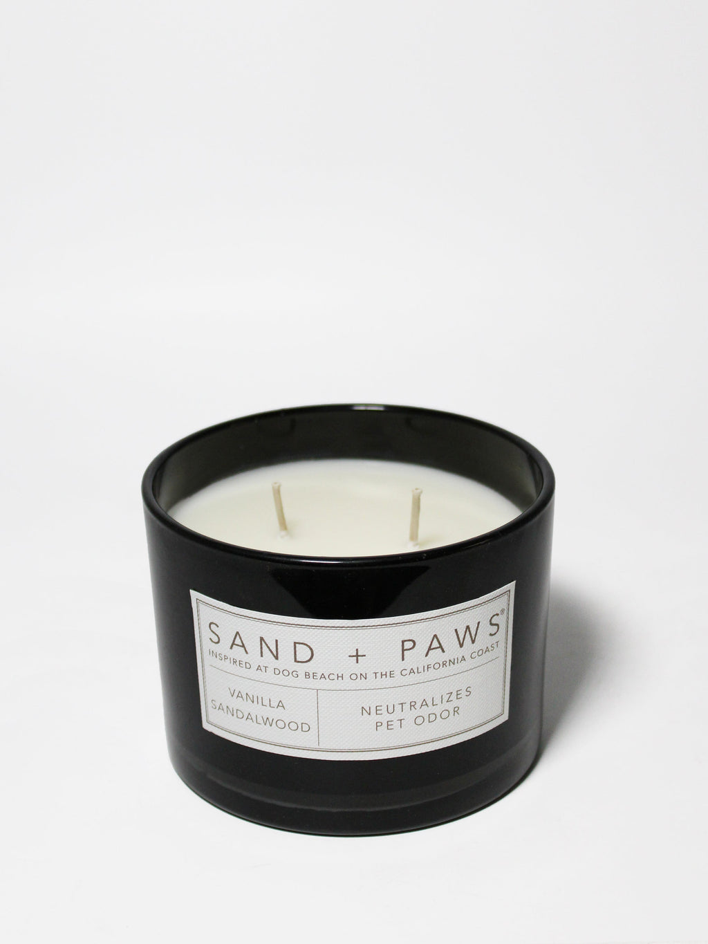 Sand + Paws Vanilla Sandalwood Cozy 12 oz scented candle