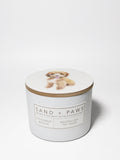 Sand + Paws Coconut Beach Cozy 12 oz scented candle