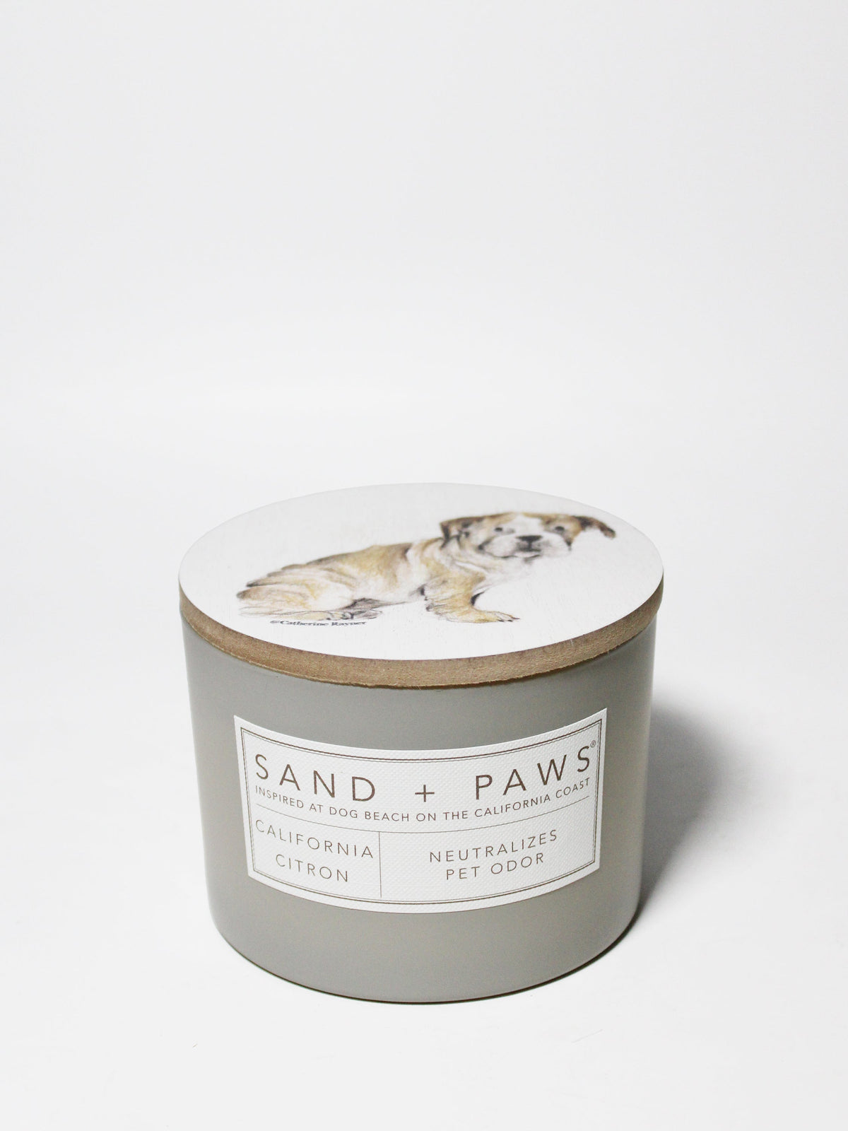 Sand + Paws California Citron Cozy 12 oz scented candle