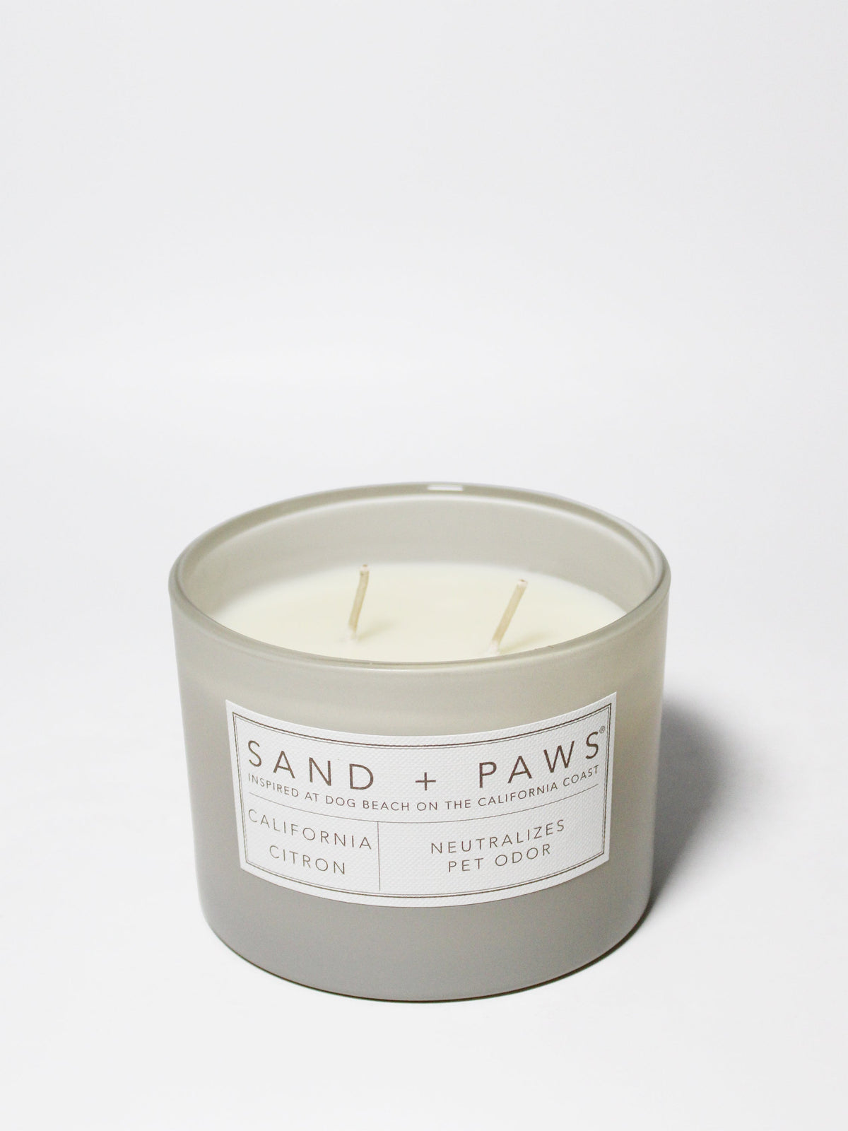 Sand + Paws California Citron Cozy 12 oz scented candle