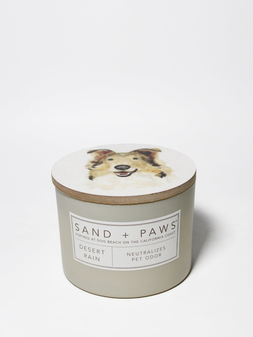 Sand + Paws Desert Rain Cozy 12 oz scented candle
