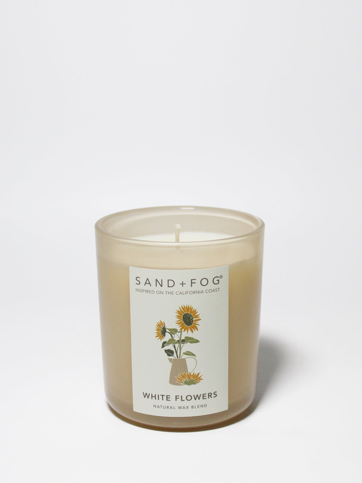 White Flowers Cozy 10 oz scented candle