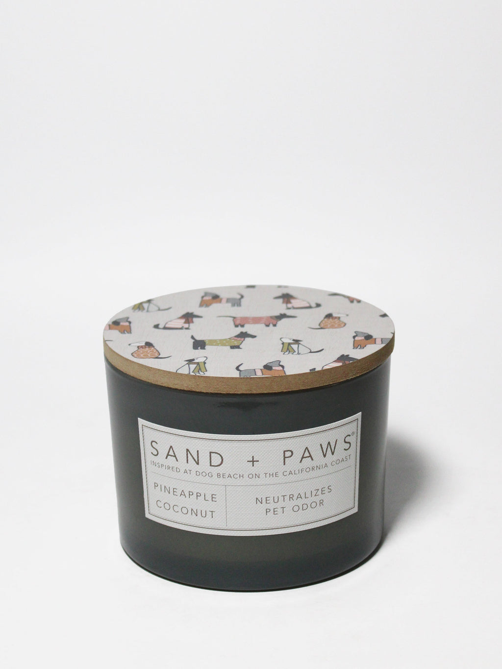 Sand + Paws Pineapple Coconut Cozy 12 oz scented candle