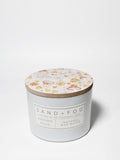 Ambered Wood Cozy 12 oz scented candle