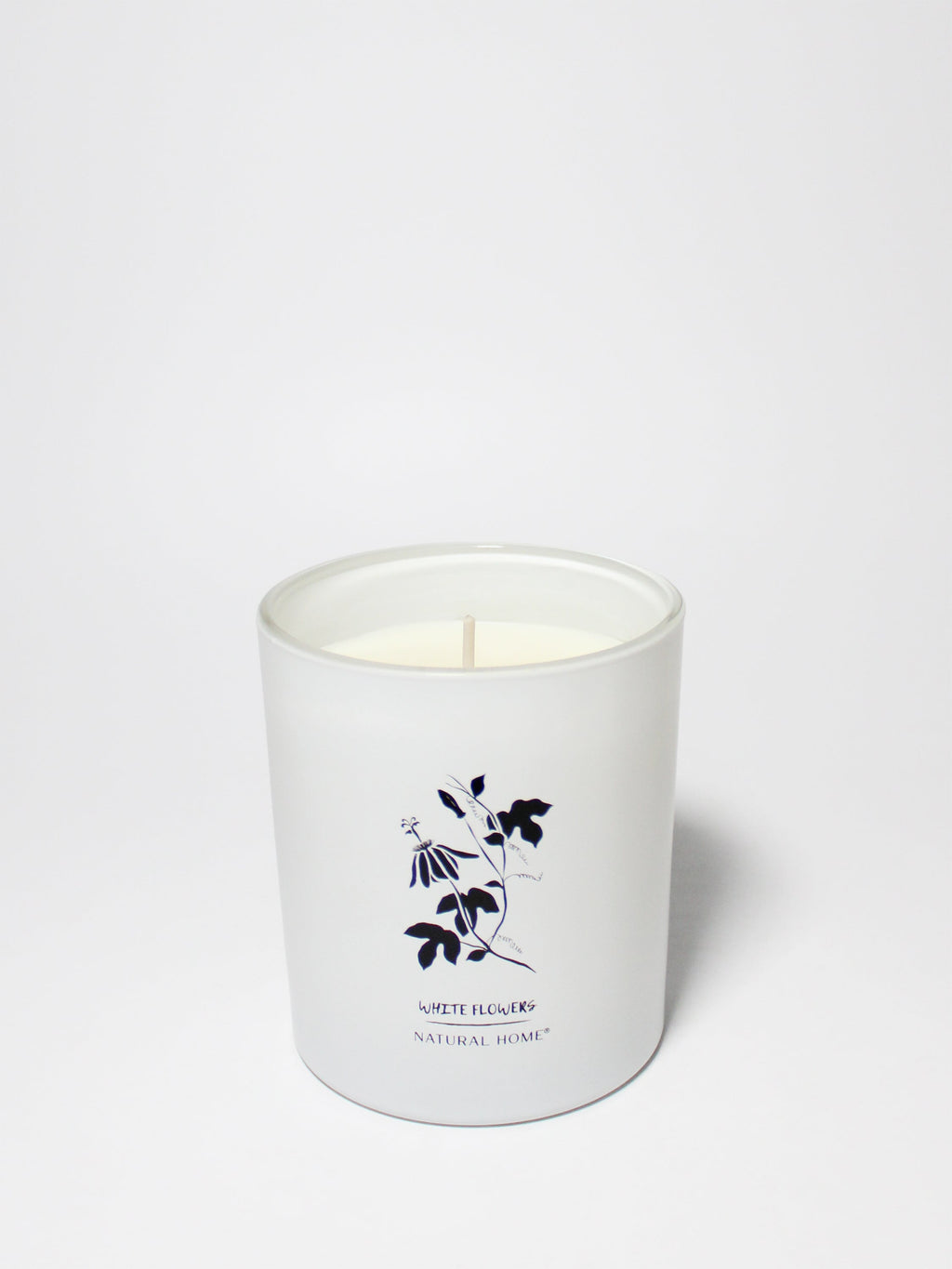 White Flowers Natural Home Cozy 11.5 oz scented candle