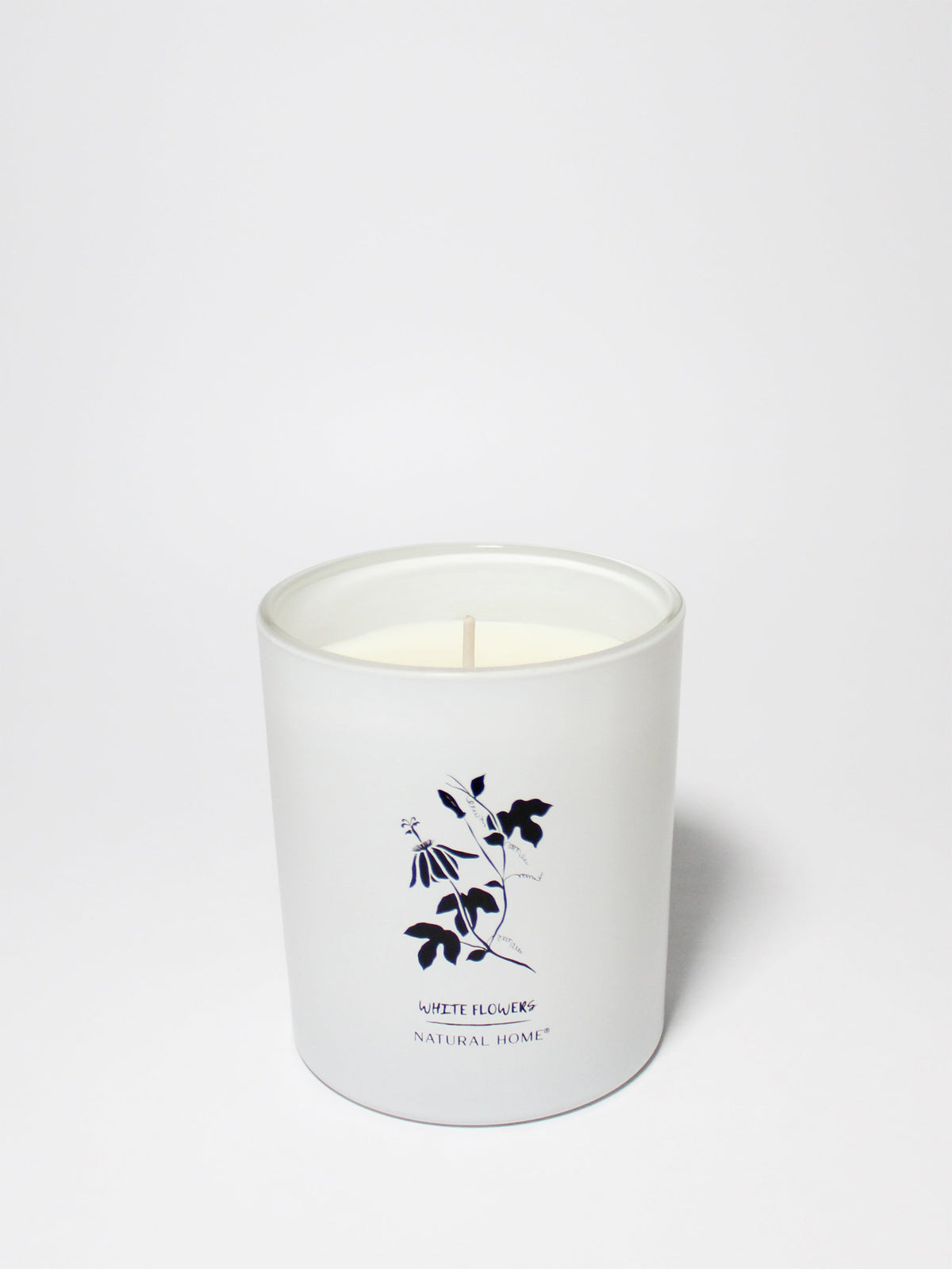 White Flowers Natural Home Cozy 11.5 oz scented candle