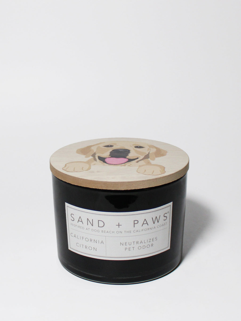 Sand + Paws California Citron Cozy 12 oz scented candle