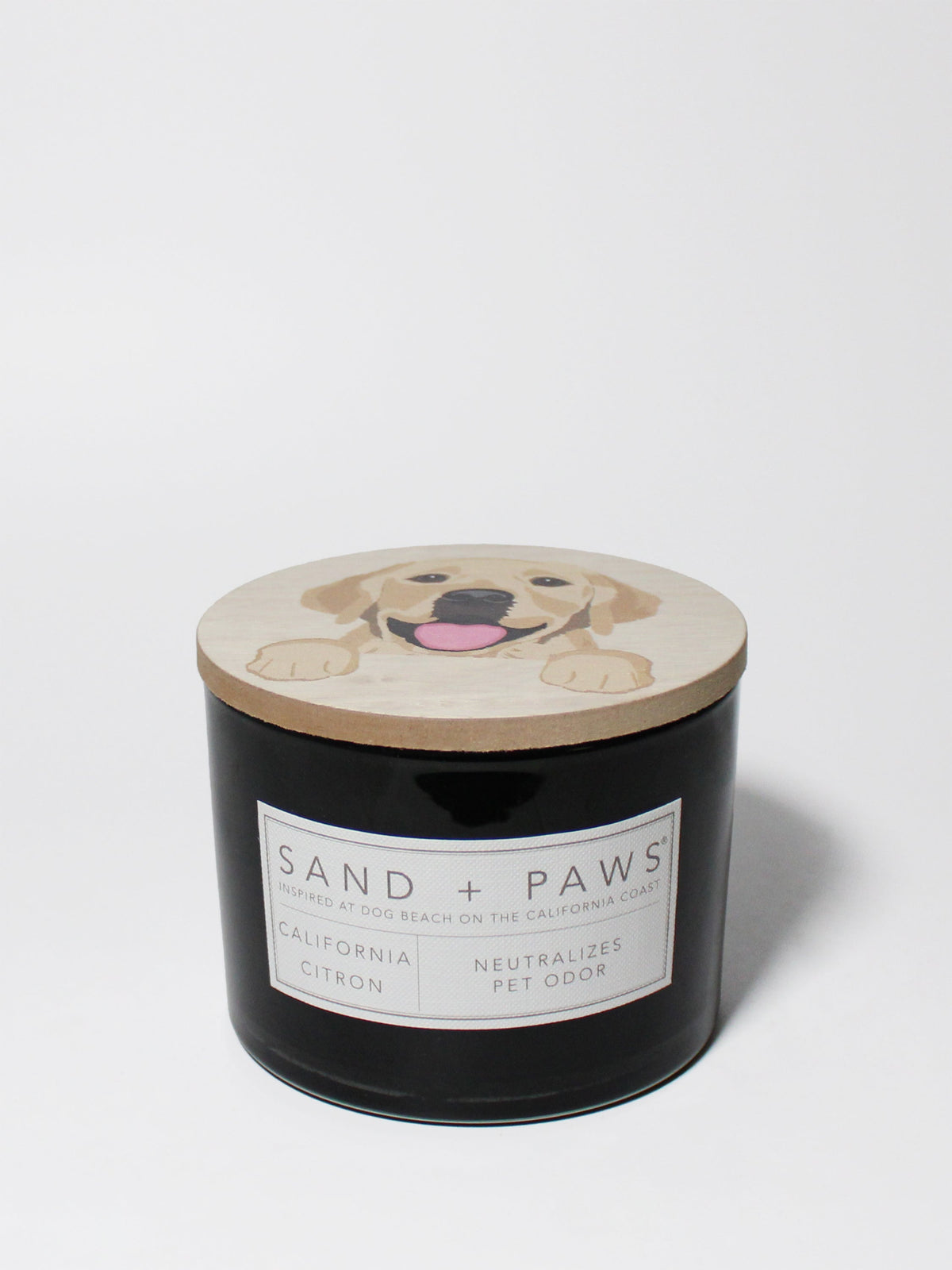 Sand + Paws California Citron Cozy 12 oz scented candle