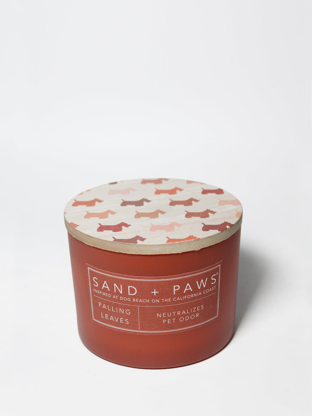 Sand + Paws Falling Leaves Cozy 12 oz scented candle