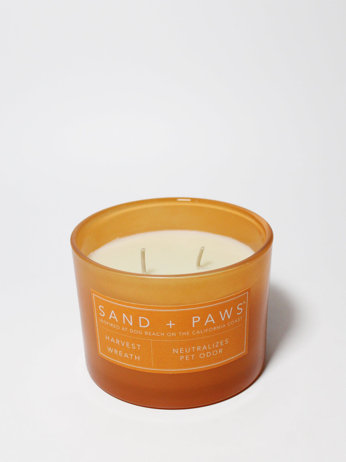 Sand + Paws Harvest Wreath Cozy 12 oz scented candle