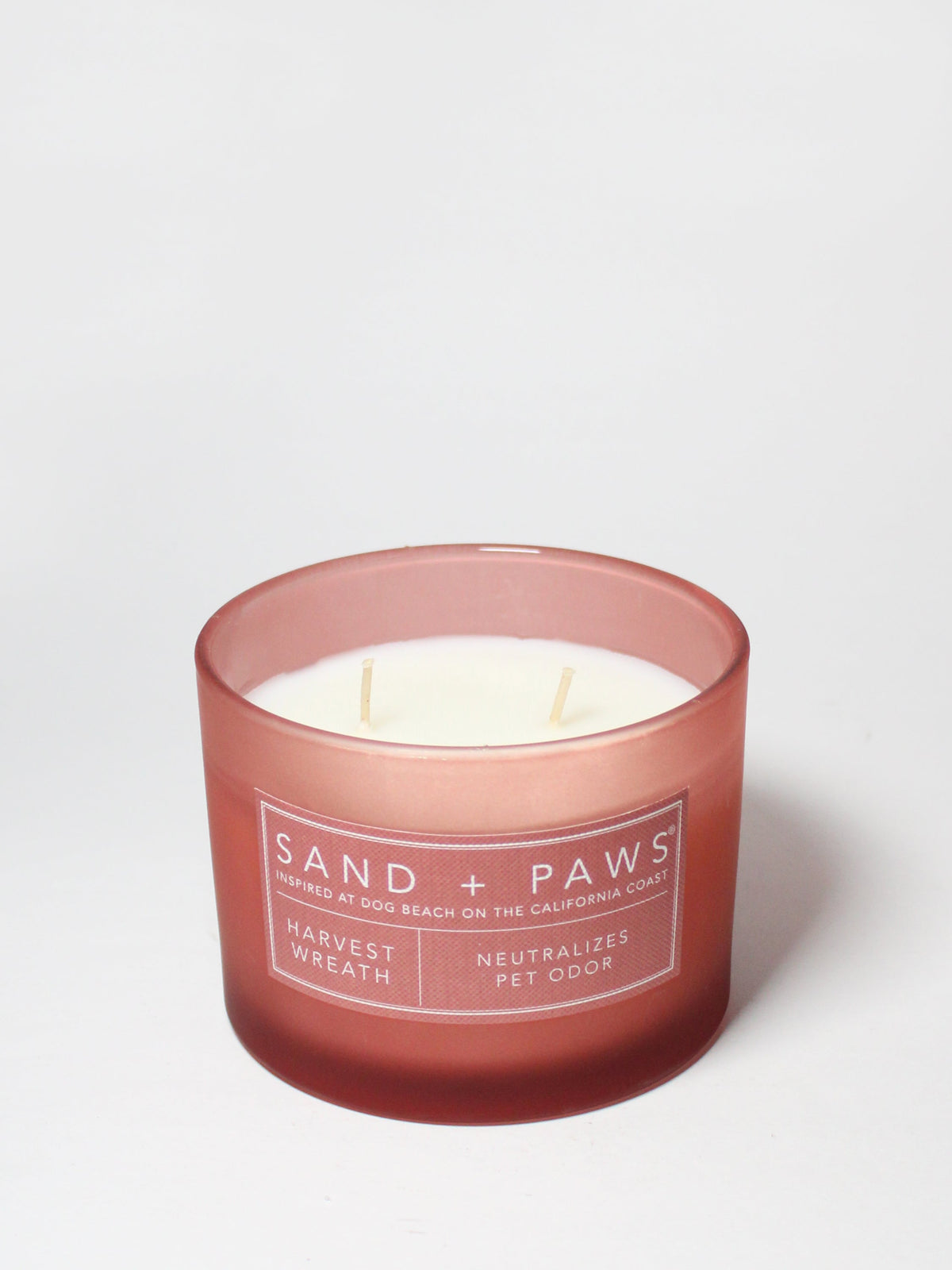 Sand + Paws Harvest Wreath Cozy 12 oz scented candle