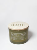 Sand + Paws Pumpkin & Eucalyptus Cozy 12 oz scented candle