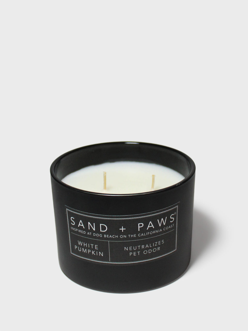 Sand + Paws White Pumpkin Cozy 12 oz scented candle